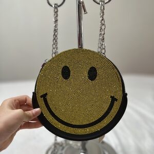 Smiley Face Yellow and Black Women's Bag